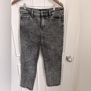 Ankle length black jeans